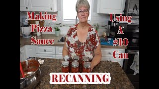 RECANNING  Making Pizza Sauce from 10 Cans [upl. by Htebharas]