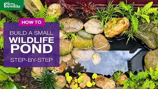 How to build a SMALL wildlife pond  Stepbystep guide [upl. by Noiz548]