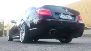 BMW E60 535D MSport Diesel Straight Exhaust sound [upl. by Cullen616]