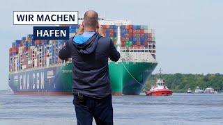 Shipspotter im Hamburger Hafen [upl. by Kanya]