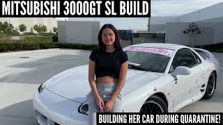 BRINGING THIS 20 YEAR OLD CAR BACK TO LIFE  1998 Mitsubishi 3000gt SL Build  kaitlynlean [upl. by Arinayed]