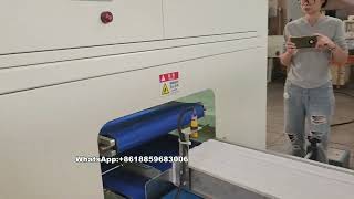 Dispenser embossed laminated hand towel paper cutting and packing machine production line [upl. by Richie403]