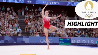 Rhythmic Gymnastics Individual AllAround Final Highlights 2024  Darja Sweeps Gold In Olympic [upl. by Fiora]