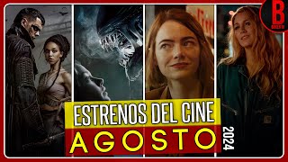 ESTRENOS del CINE AGOSTO 2024  Películas que se Estrenan en Agosto 2024 [upl. by Rudin]