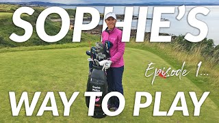 HOW TO PREPARE FOR A NEW GOLF COURSE with LET Tour Pro Sophie Walker  Worsley Park [upl. by Lirrad46]