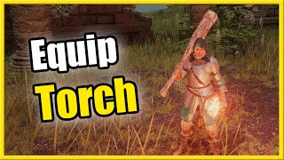 How to use Torch in Elden Ring amp See in DARK Fast Method [upl. by Demy]