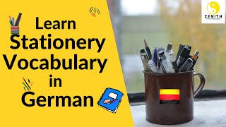 Learn German Vocabulary  Classroom Objects  Im Klassenzimmer  German A1 [upl. by Odlanar709]