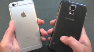 iPhone 6 vs Galaxy S5 Boot Vergleich [upl. by Atinek]