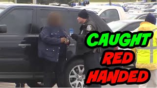 Illegal Handicap Parking Thieves caught RED HANDED at MLB Game [upl. by Franzoni980]