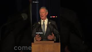 WHAT REALLY MATTERS IN LIFE  ADMIRAL MCRAVEN SHARES INSIGHT motivation [upl. by Jaynes]