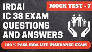 IRDA Exam Questions and Answers  7  IRDA Exam Preparation [upl. by Asilam]