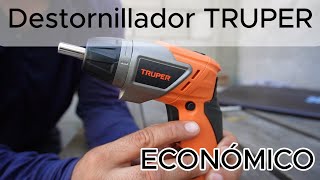 Destornillador TRUPER inalámbricoDESI36XECONÓMICO [upl. by Elay]