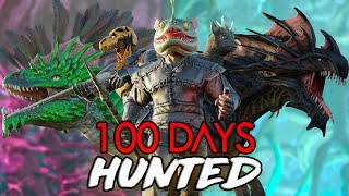 I Spent 100 Days being hunted in Ark Survival Evolved and Heres What Happened [upl. by Curtis]