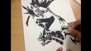 Crow BAKUMAN Speed Drawing [upl. by Farrand240]