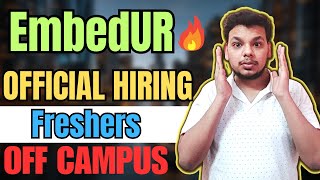 Embedur  Sutherland Hiring 2024 Batch  OFF Campus Drive For 2024  2023 Batch Hiring  Fresher [upl. by Levana72]