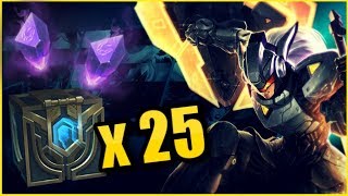 25 HEXTECH CHEST OPENING LEONA SKIN AND 2 GEMSTONES  League of Legends Season 9 [upl. by Micheline]