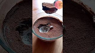 Cake in a bowl How to make chocolate cake youtubeshorts [upl. by Annaohj]