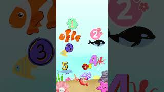 Counting 1 to 5 Under the Sea 🌊  Fun Learning for Kids shorts countingnumbers [upl. by Vaules]