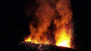 Volcanic eruption  Piton de la Fournaise 2017 Reunion island [upl. by Jackquelin]