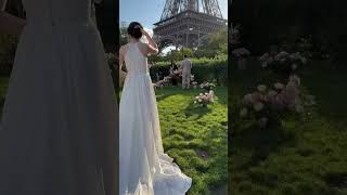 Casamento em paris casaremparis wedding dicasdeparis eiffeltower elopementwedding bride [upl. by Lurie]