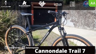 Bicicleta Cannondale Trail 7 SUB V16 Preto Mtb Aro 29 [upl. by Tibbitts]