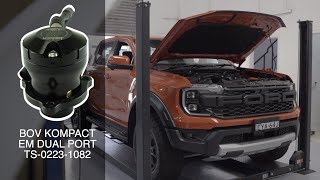 BOV INSTALL FORD RAPTOR BlowOff Valve EM Dual Port PN TS02231082 [upl. by Lorrimer]