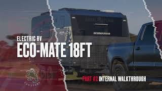 Ecomate 18 Internal Walkthrough Pioneering Luxury Off Road Caravan with electric bed [upl. by Adranoel]