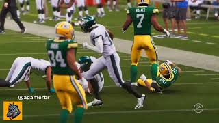 PlayStation 4 Madden 24 Eagles vs Packers [upl. by Anstus]