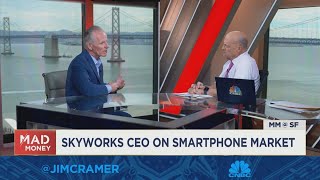 Skyworks Solutions CEO on the smartphone market [upl. by Llehsam]