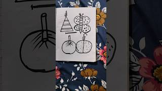 Simple drawing with letters ABCDeasy drawing art drawing ideas shorts [upl. by Temirf]