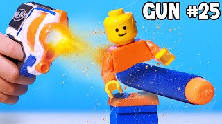 50 NERF Guns vs LEGO [upl. by Shirk]