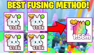 NEW BEST FUSING METHOD To Get EXOTIC PETS In Pet Simulator 99 Roblox [upl. by Airalednac]