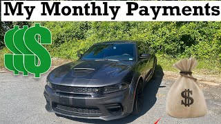 Monthly Payments On My WideBody Scat Pack How Much I Pay [upl. by Mickey]