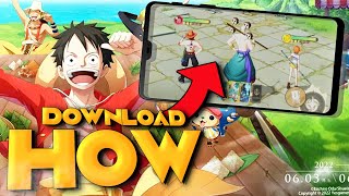 HOW TO DOWNLOAD ONE PIECE DREAM POINTER prelaunch guide [upl. by Ewan]