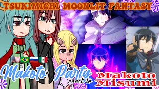 Makoto Party react to Makoto Tsukimichi Moonlit Fantasy gacha reaction 🇺🇲🇧🇷🇷🇺🇲🇽 [upl. by Niessuh520]