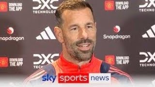 Ruud Van Nistelrooy Press Conference amp REACTION to Ruben Amorim as New Manchester united Coach [upl. by Ayhtak]