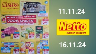 Netto MarkenDiscount prospekte Rabatte Gültig 111124 bis 161124 werbungNettoabonnieren [upl. by Airret]