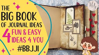 The BIG BOOK of Junk Journal Ideas  4 New Fun and Easy Ideas for Your Junk Journals [upl. by Ennaus]