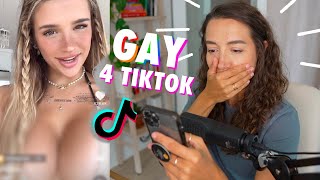 Reacting to Actually Good Lesbian Thirst Traps ya’ll did me dirty on this one [upl. by Fruin]