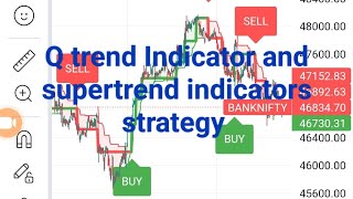 Q trend Indicator and supertrend indicators strategy tradingview [upl. by Pine]