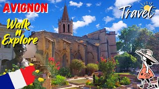 Avignon Beautiful City Full of Art amp Life The Festival dAvignon Immersive 4K Virtual Walk UHD [upl. by Boy448]