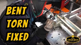 Fixing a Crashed Aluminum Boat Ladder Watch This TIG Welding Repair in Action arccaptainweld [upl. by Bulley]