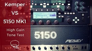 Kemper vs 5150  Hi Gain Tone Test [upl. by Irah]