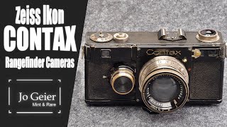 Zeiss Ikon Contax Rangefinder Cameras  A Quick Overview  Jo Geier  Mint amp Rare [upl. by Gareth]