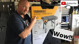 ToughBuilt quickset work bench review THETIMINATORTHETOOLMAN [upl. by Aaronson]