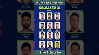 Indian premier league Ipl Release player team CSK viralvideo [upl. by Zacarias]