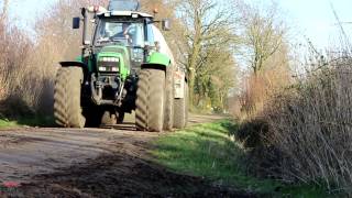 Deutz Fahr Agrotron M650 mit Kotte Garant [upl. by Annayr]