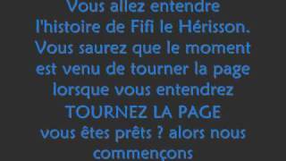 Les Frères Brothers  Fifi le Hérisson  Paroles [upl. by Ade796]