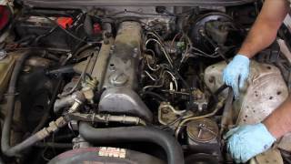 Diagnosing Early Mercedes Diesel No Start Rough Running Heavy Smoke Problems  Part 1 [upl. by Norej]