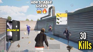 OMG😍 IPHONE SE 2020 🥵 Stable 60Fps gameplay 🔥 iphone se 2020 pubg test in 2023❤️pubg [upl. by Alikam43]